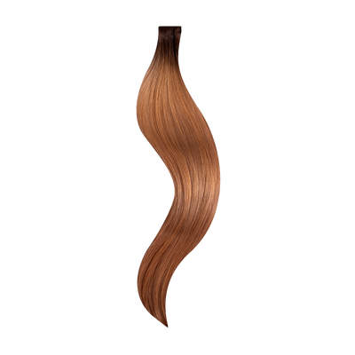 Tape Extensions Flex® Remy Vírgen 56 cm - Chestnut Medium Ginger