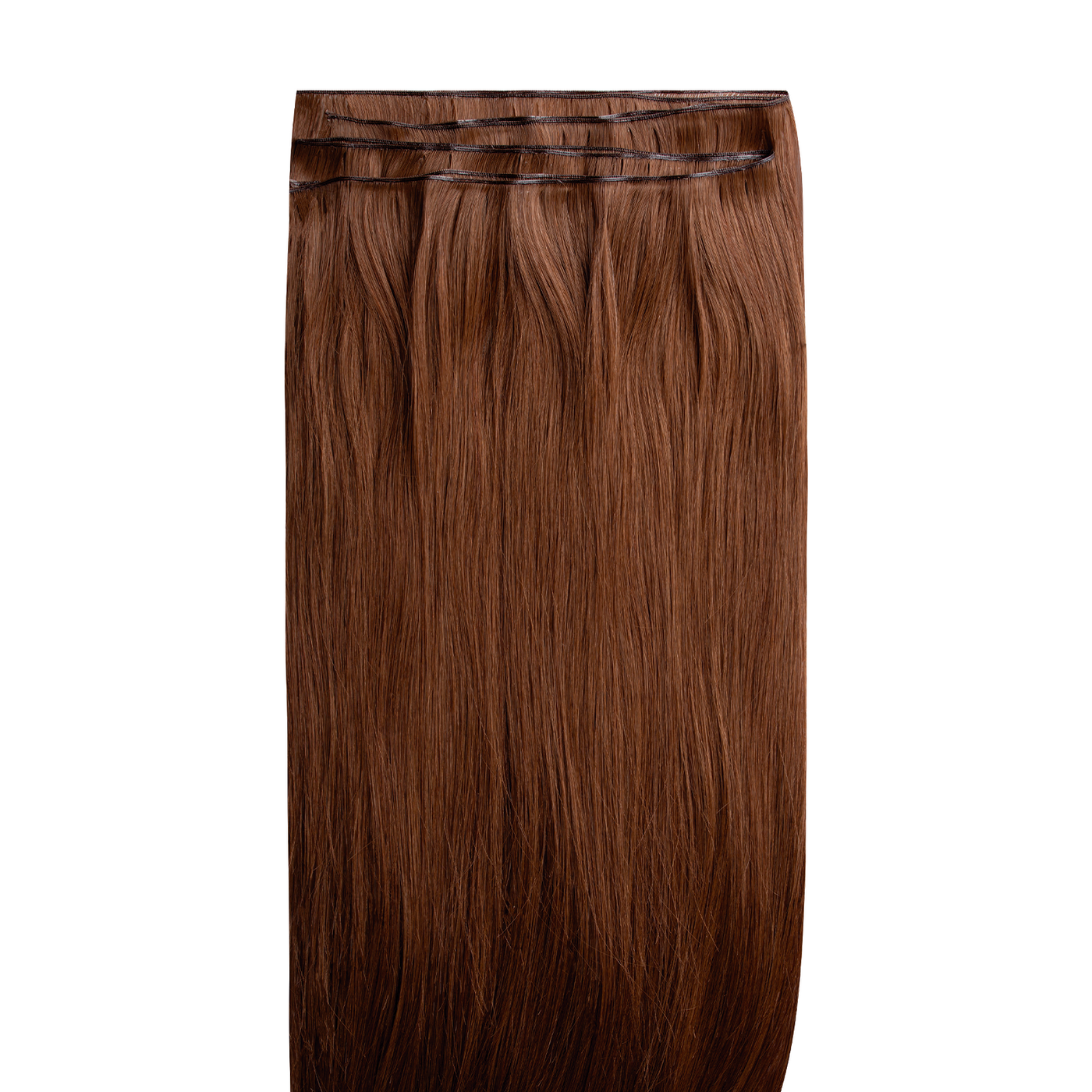 Slim Hair® Remy Vírgen 56 cm -  Chestnut Brown