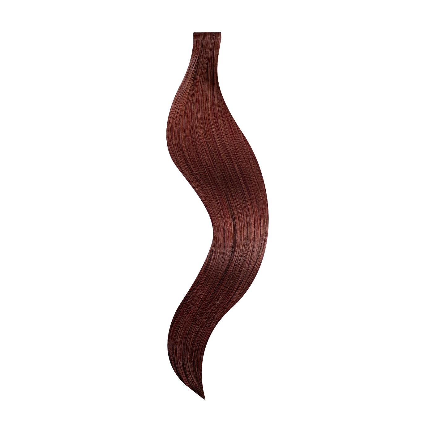 Tape Extensions Flex® Remy Vírgen 56 cm - Ginger Wine Brown