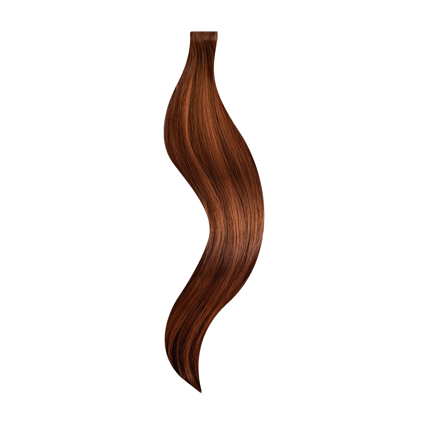 Tape Extensions Flex® Remy Vírgen 56 cm - Chestnut Ginger