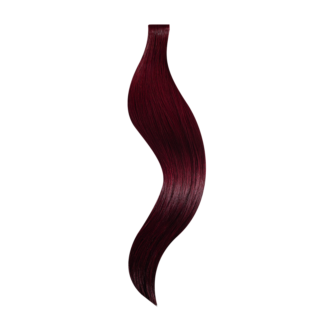 Tape Extensions Flex® Remy Vírgen 56 cm - Burgundy