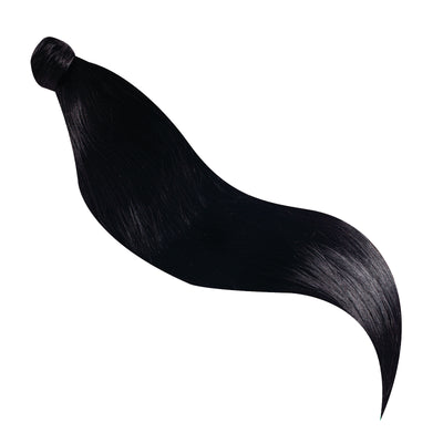 Pony Tail Remy Vírgen 56 cm - Jet Black