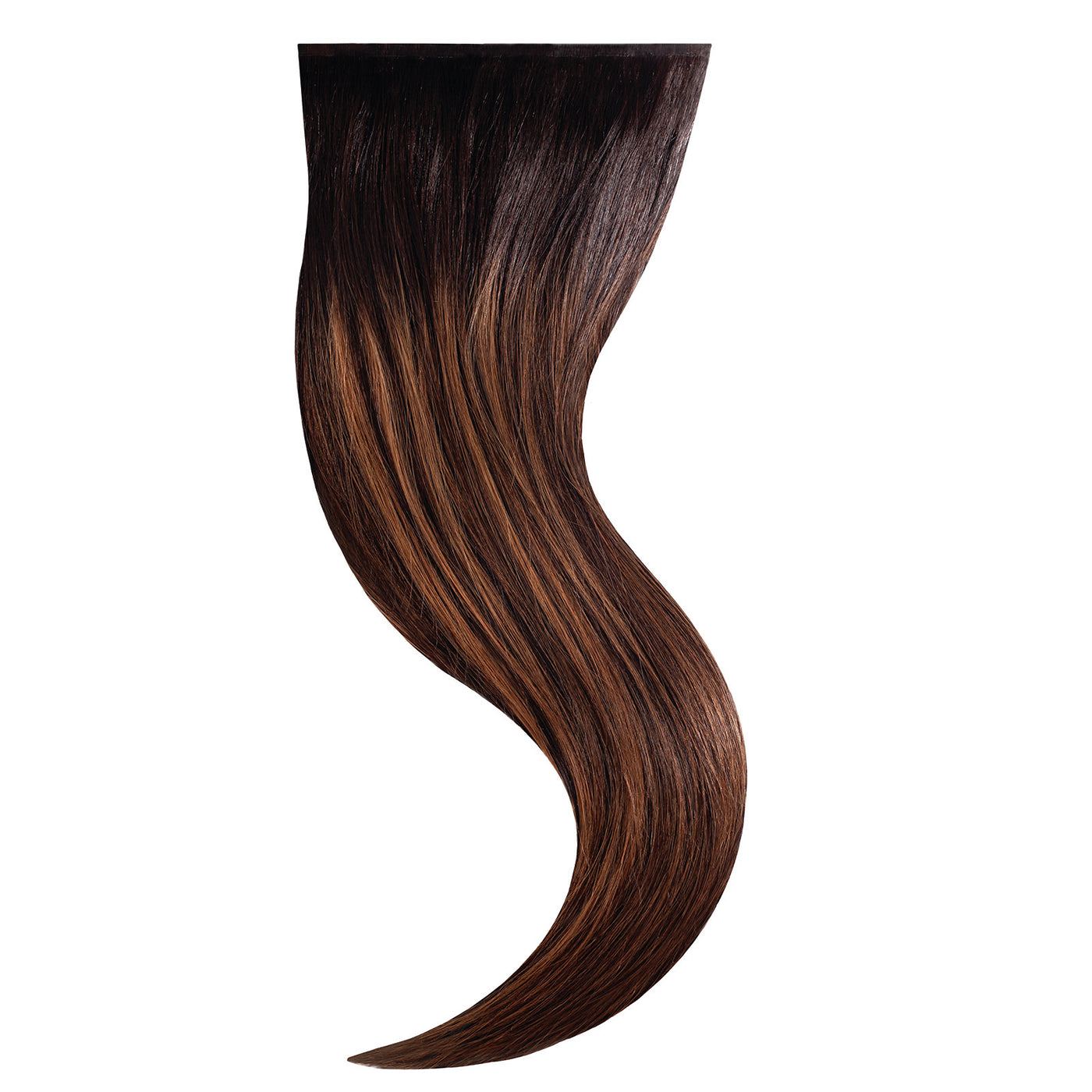 Silk Hair® Remy Vírgen 56 cm - Caramel Off Black