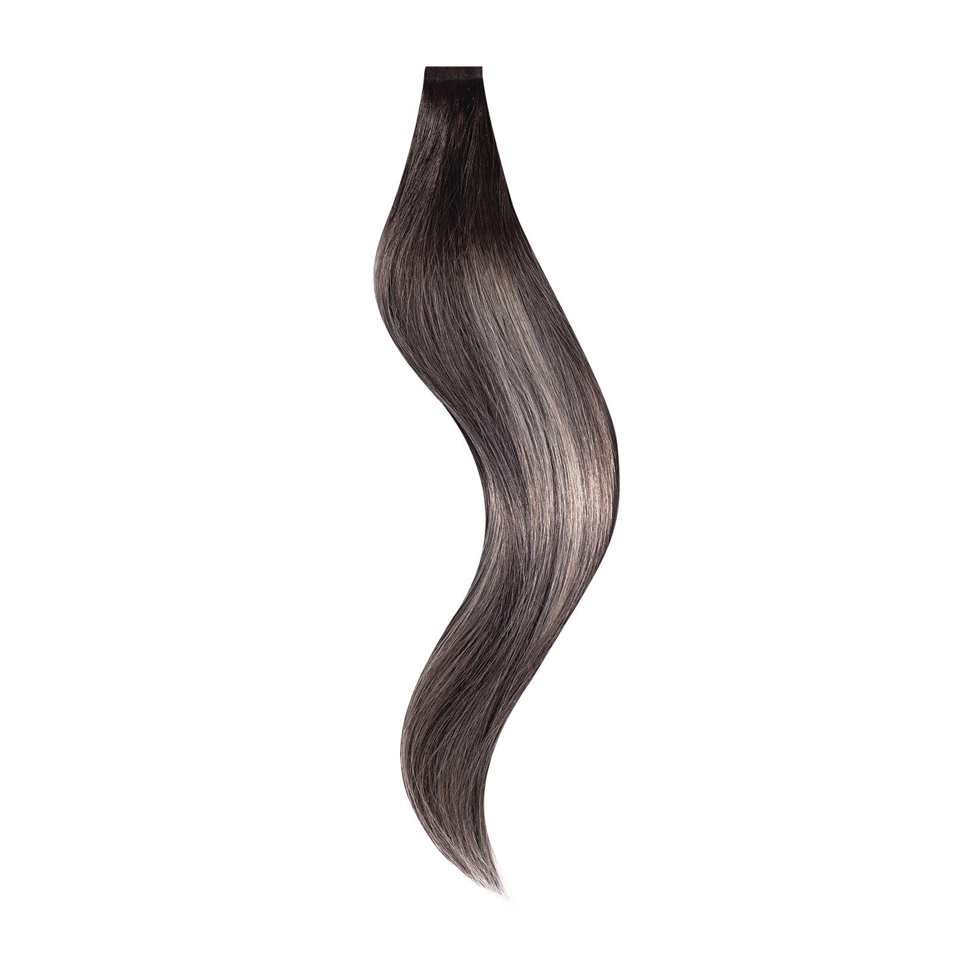 Tape Extensions Flex® Remy Vírgen 56 cm - Off Black Ice