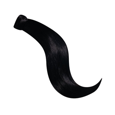 Pony Tail Remy Vírgen 40 cm - Jet Black