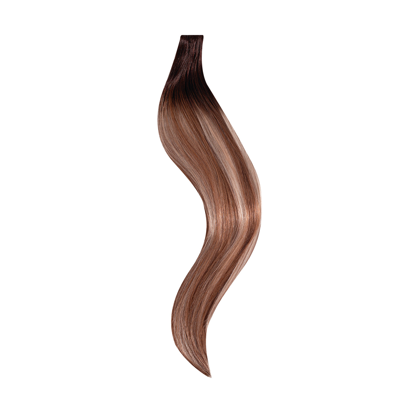 Tape Extensions Flex® Remy Vírgen 56 cm - Chocolate Ice