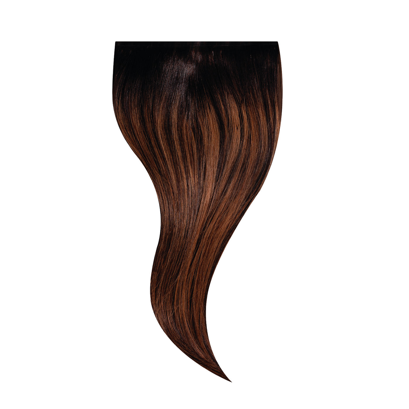 Silk Hair® Remy Vírgen 40 cm - Caramel Off Black